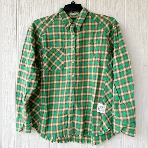 NEW UO BDG Brixton Button Down Flannel - Picture 2 of 8